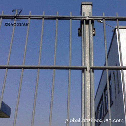 Wire Mesh Fencing High Security 6/5/6 Double Wire Fence Factory